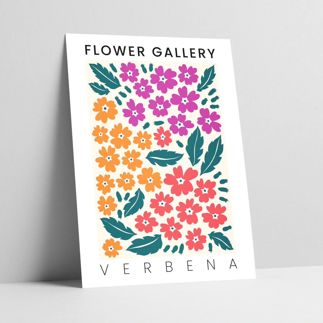 Flower Gallery: Verbena Art Print