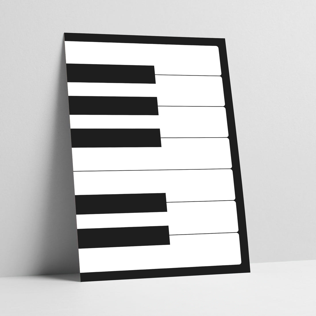 Piano Keys Abstract Art Print