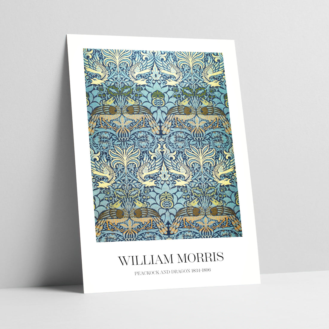 Peacock and Dragon by William Morris Gallery Art Print