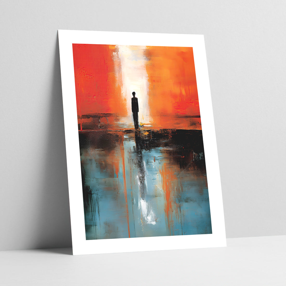 Thresholds of Reflection Abstract Art Print