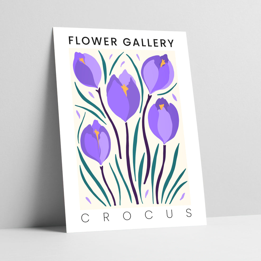 Flower Gallery: Crocus Art Print