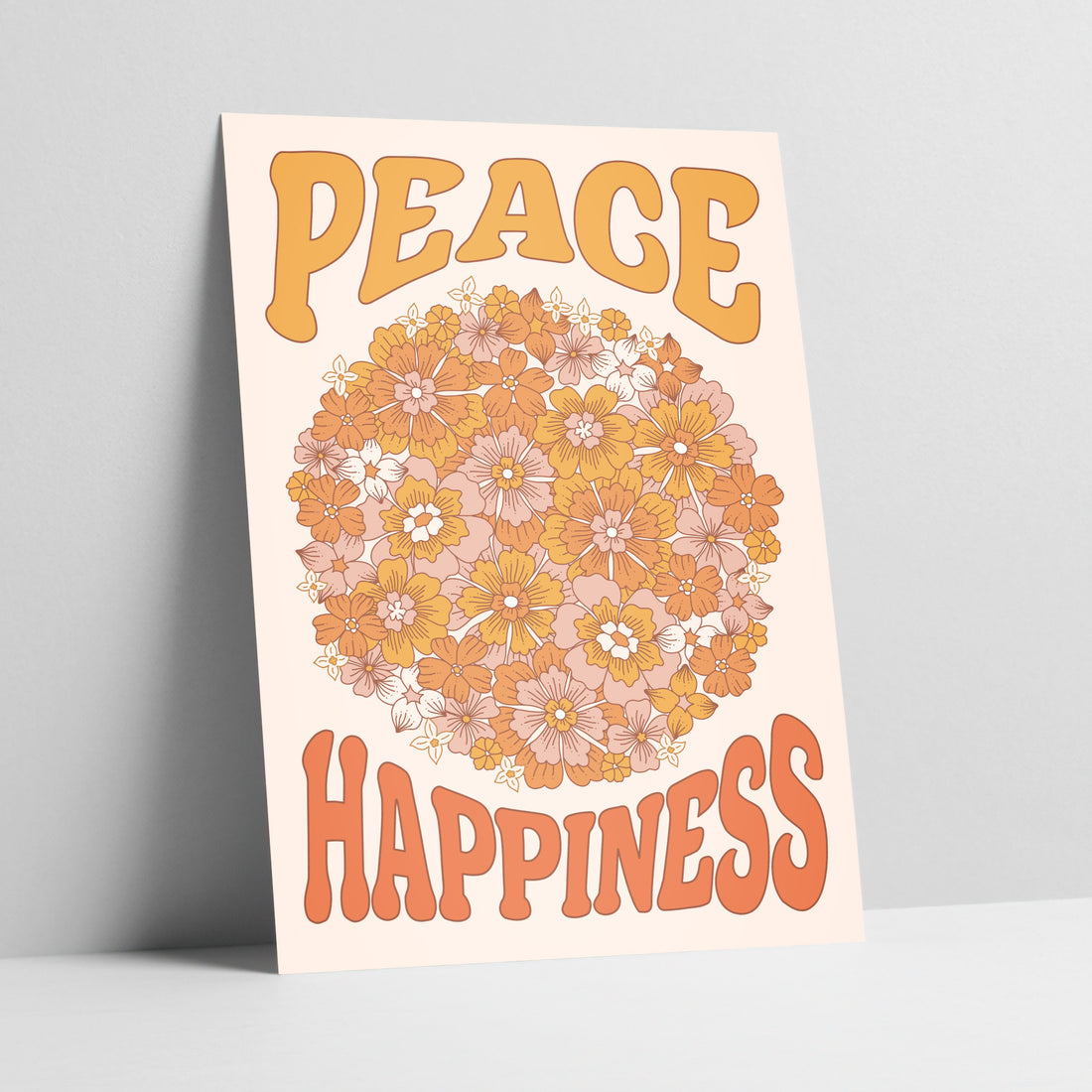 Peace Happiness Art Print