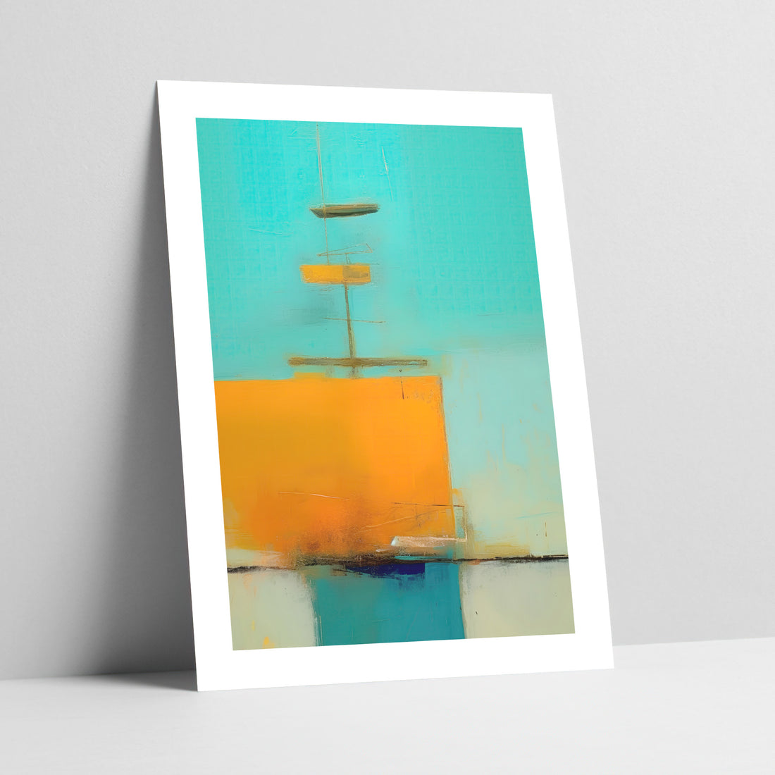 Echoes of Yearning Abstract Art Print