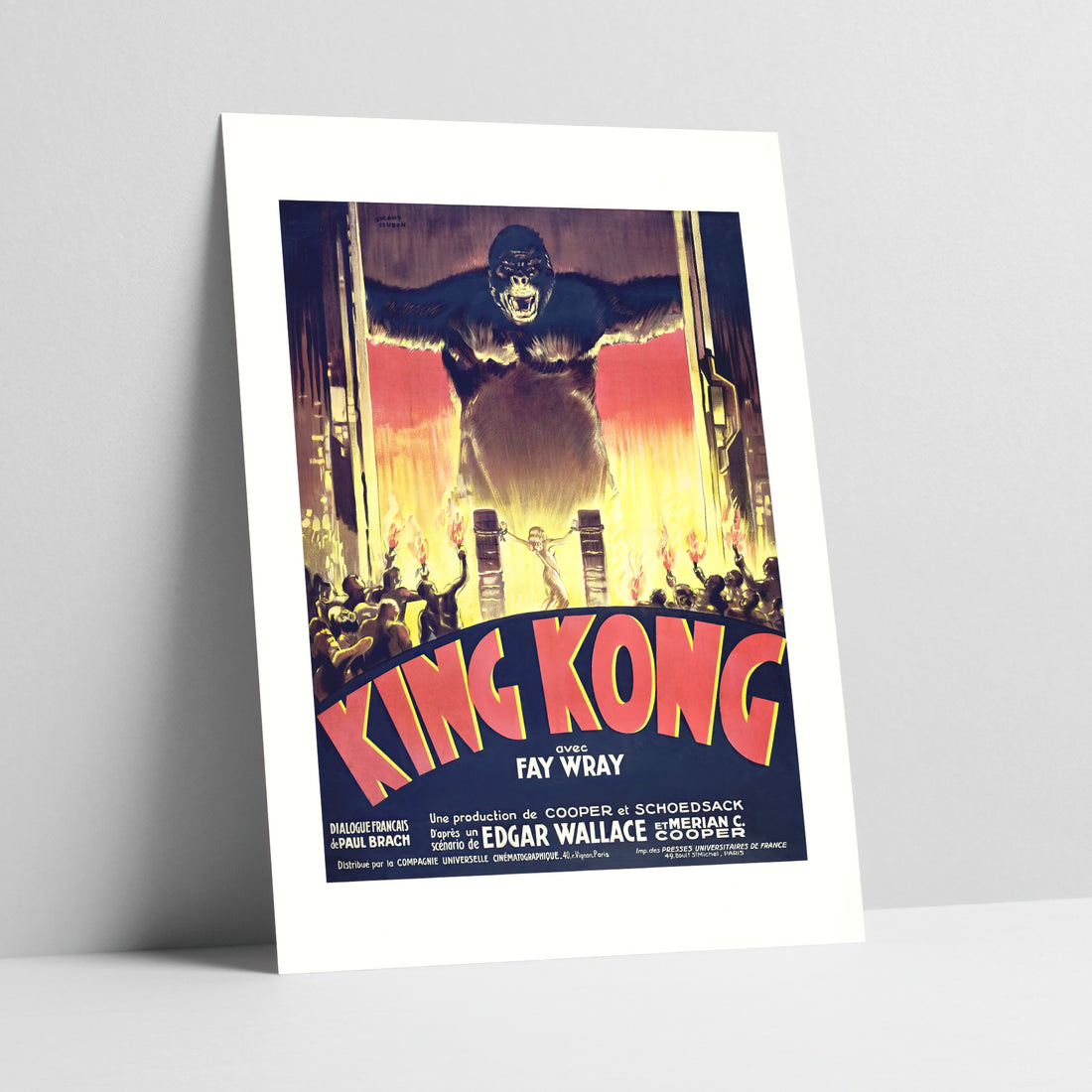 King Kong Vintage Movie Poster Art Print