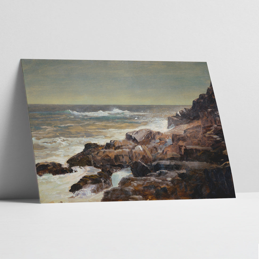 Rocky Coastline Seascape Art Print