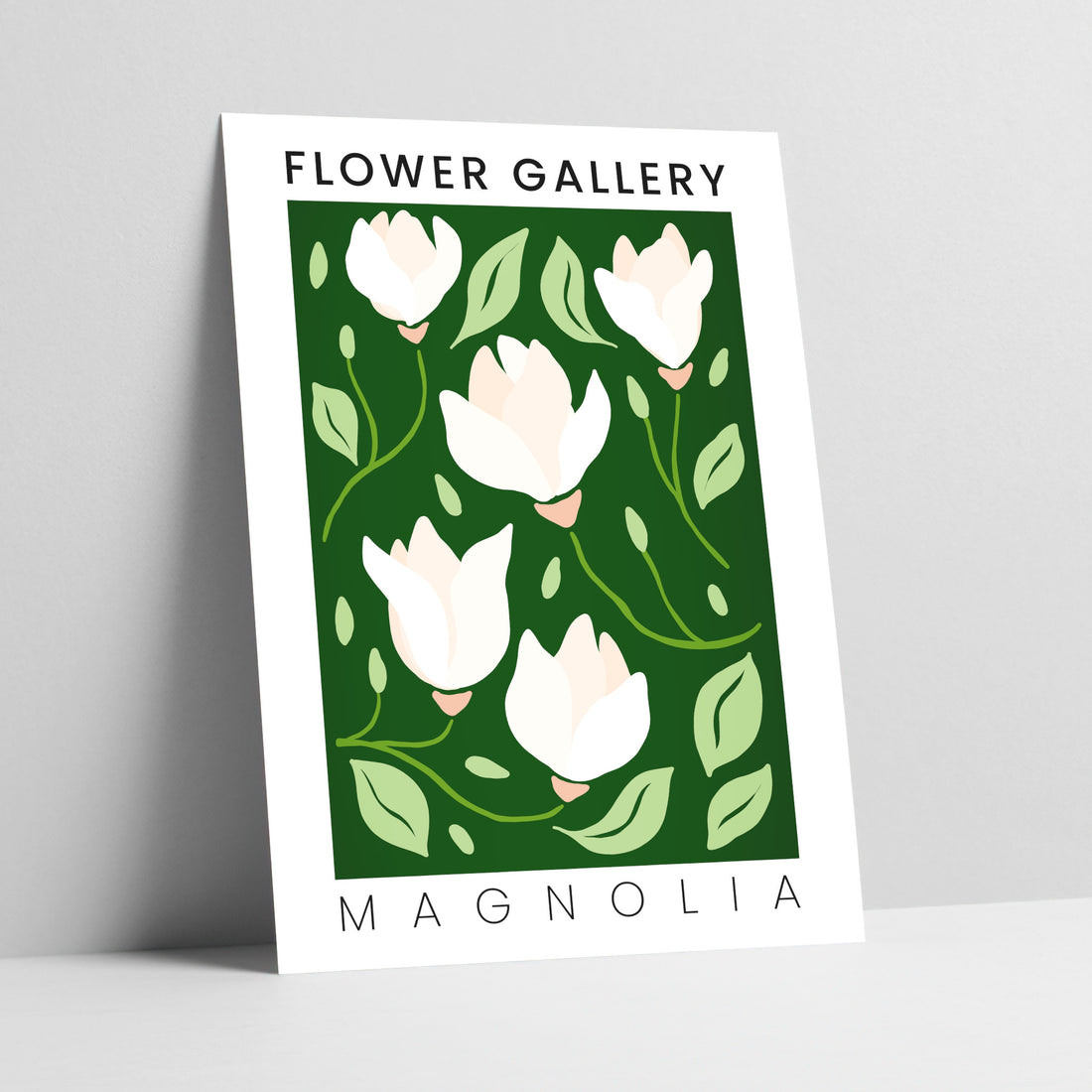Flower Gallery: Magnolia Art Print