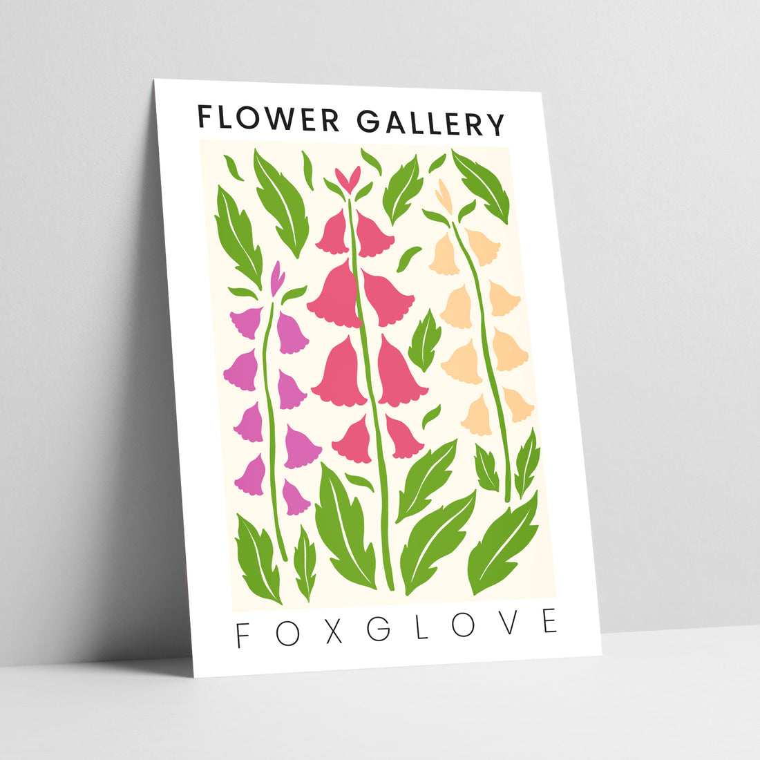 Flower Gallery: Foxglove Art Print