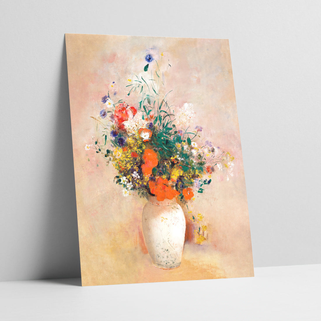 Colorful Floral Vase Art Print
