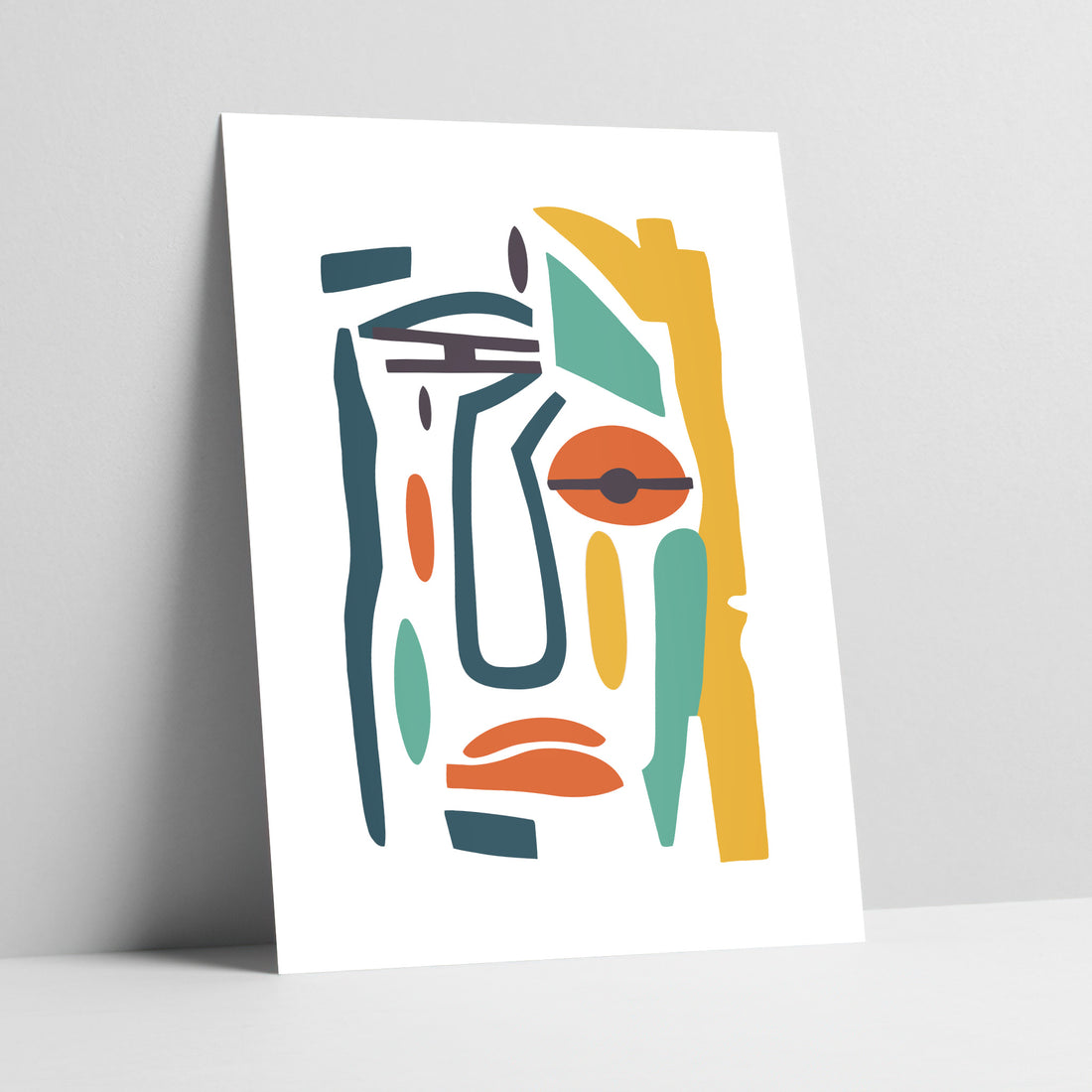 Daybreak Impression - Face Abstract Art Print