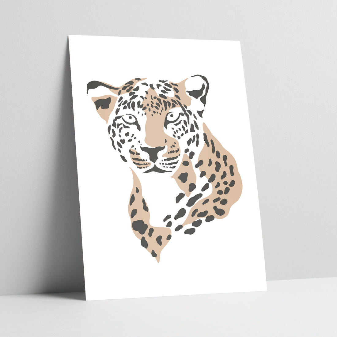 Leopard Whisper: Echoes of Elegance Art Print