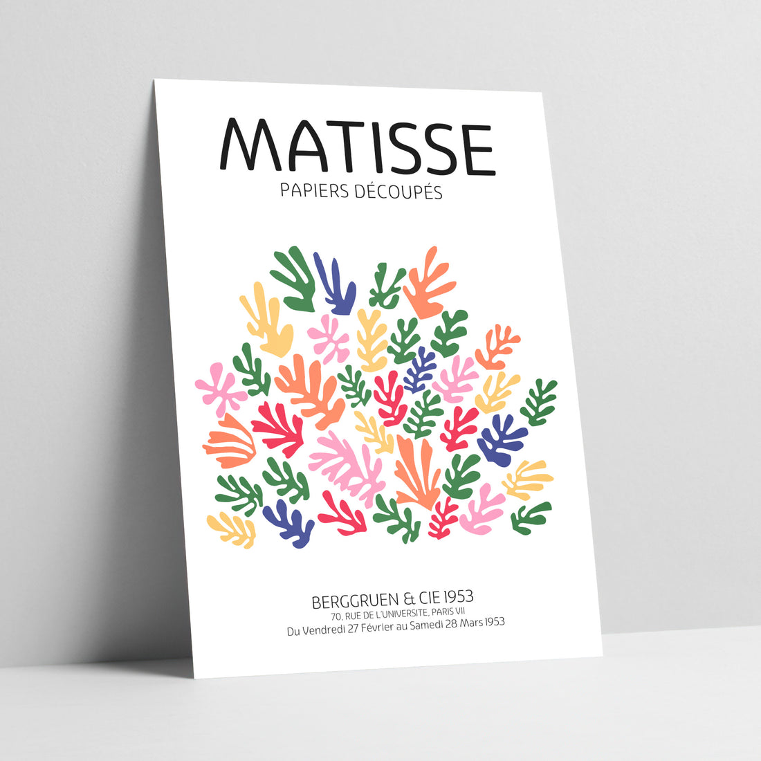 Matisse Exhibition Bright La Gerbe Art Print