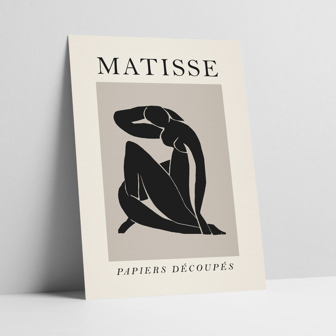 Matisse Nude Black & Neutral Art Print