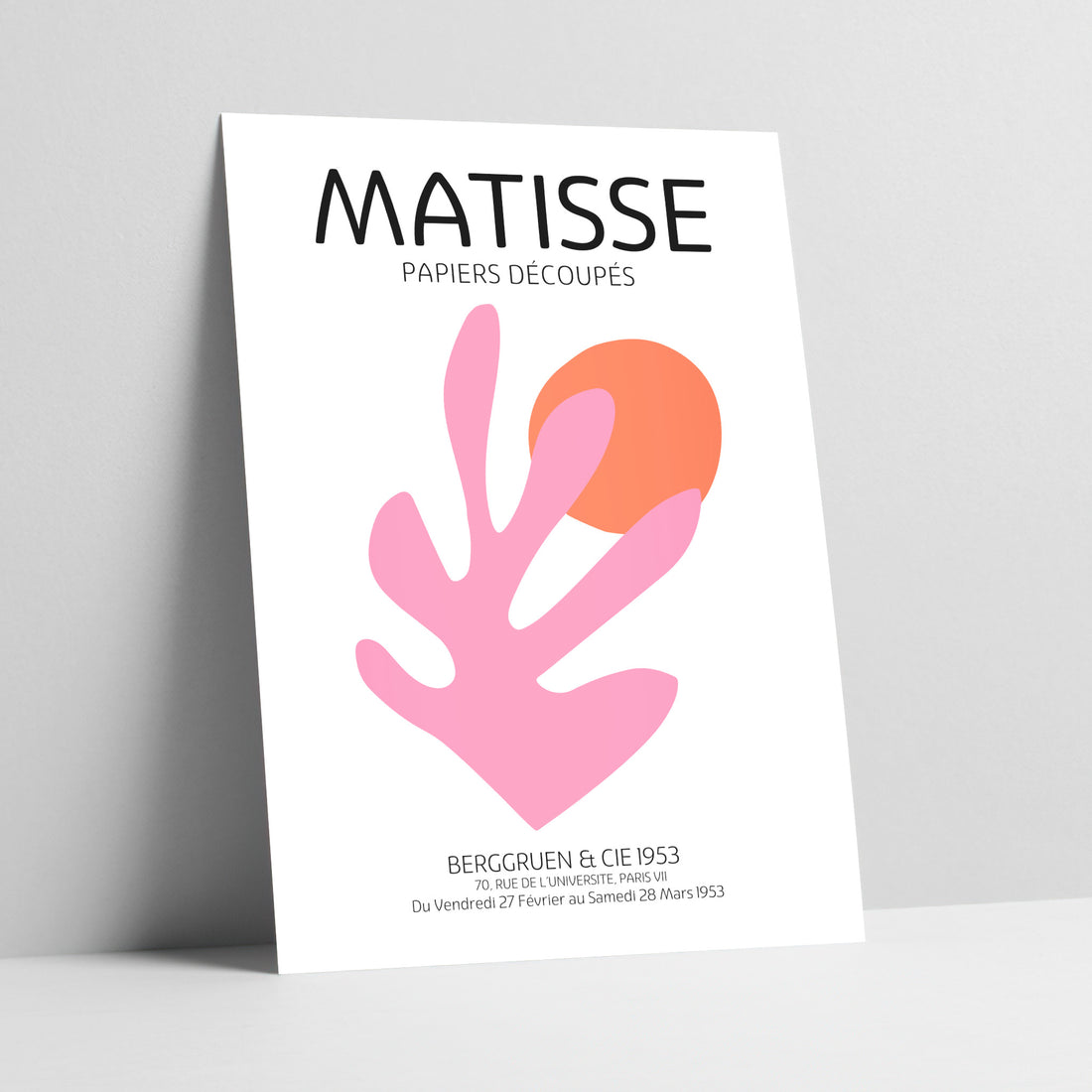 Matisse Exhibition Bright Cutouts IV Art Print