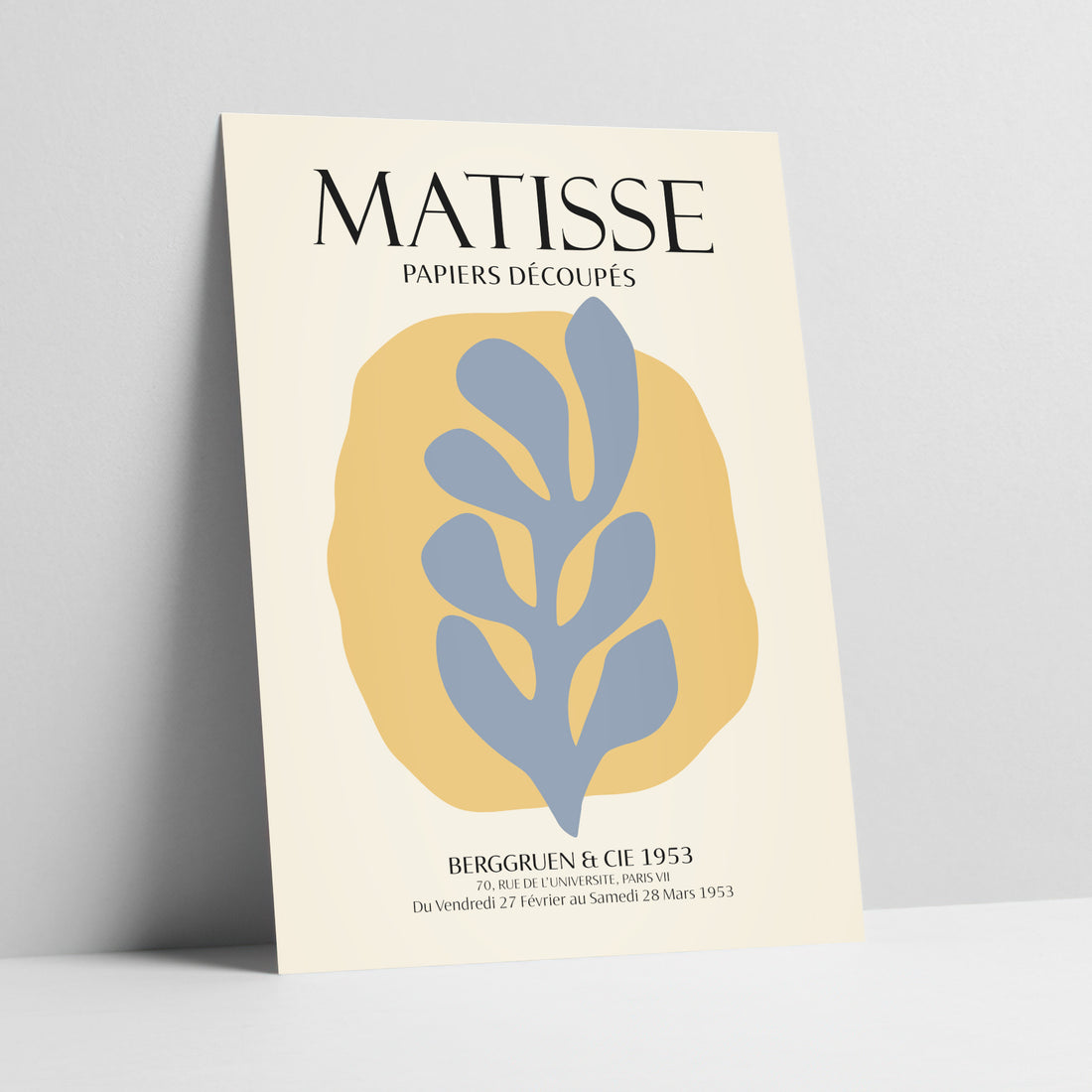 Sunny Blue Foliage - Henri Matisse Art Print