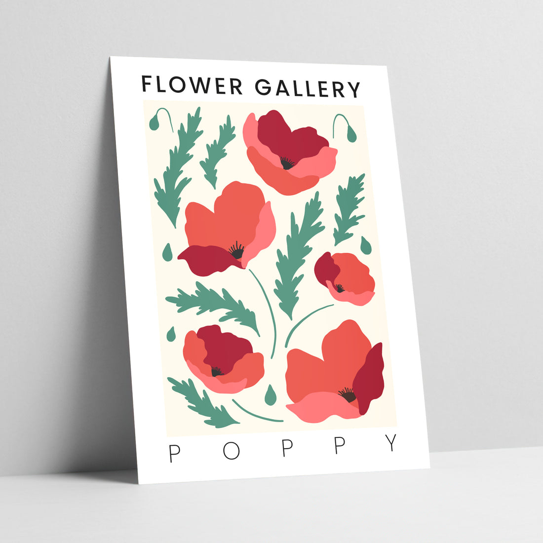 Flower Gallery: Poppy Art Print