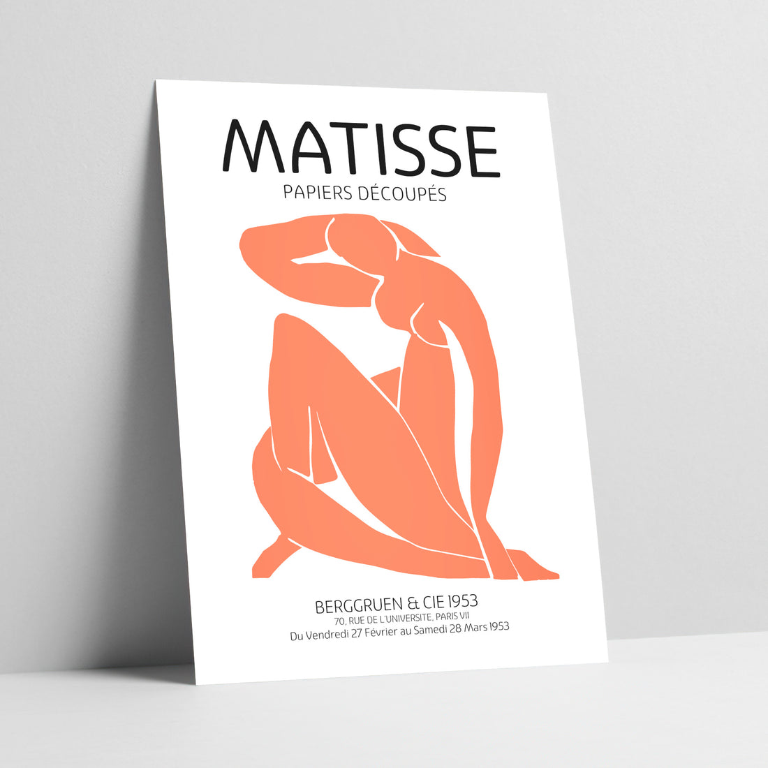 Matisse Exhibition Bright Nude II Art Print
