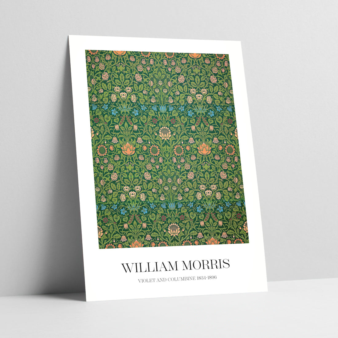 William Morris Violet and Columbine Gallery Art Print