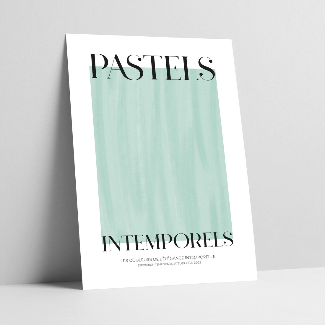 Timeless Pastels - Mint Elegance Art Print