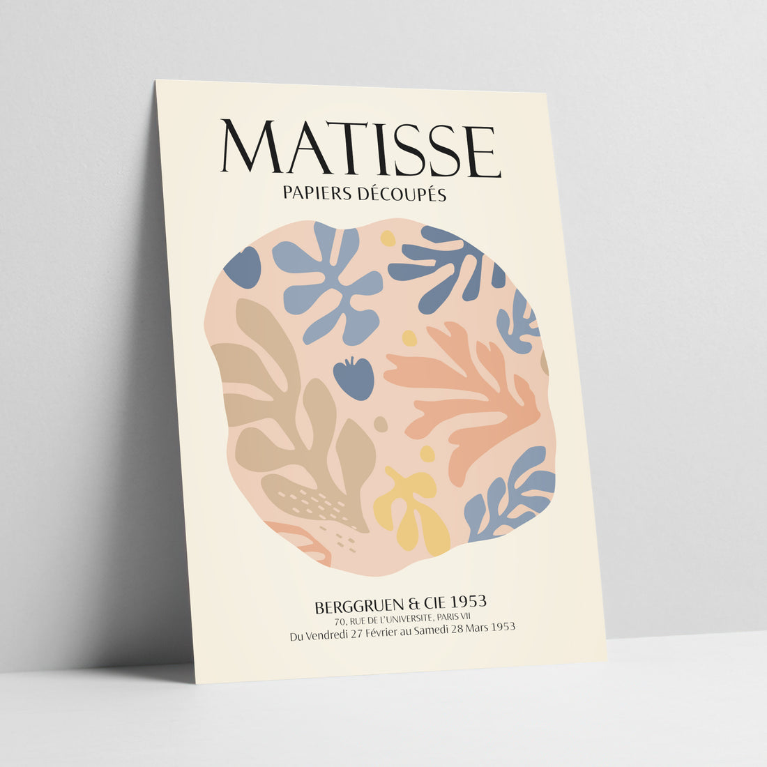 Pastel Matisse Cutouts Medley - Henri Matisse Art Print