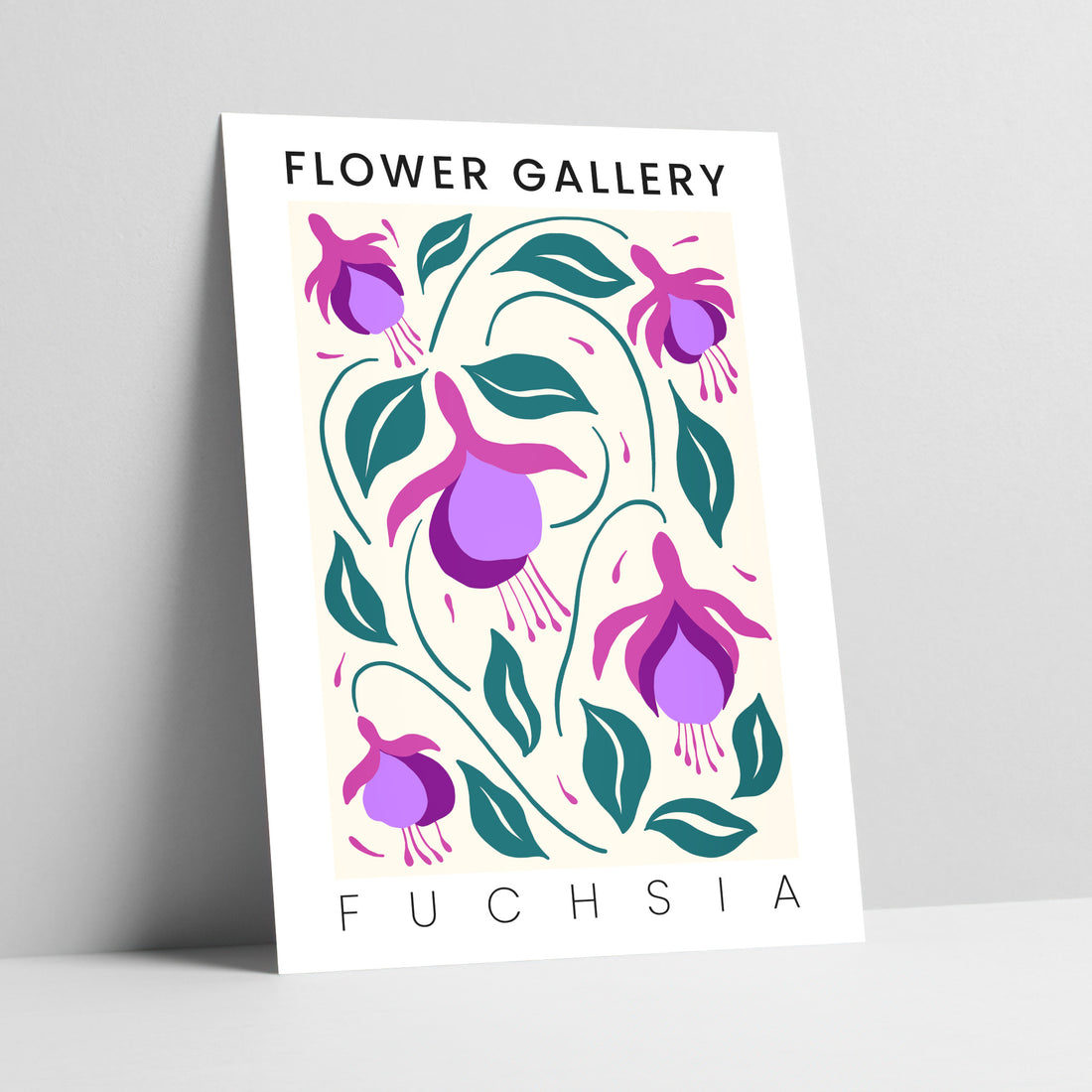 Flower Gallery: Fuchsia Art Print