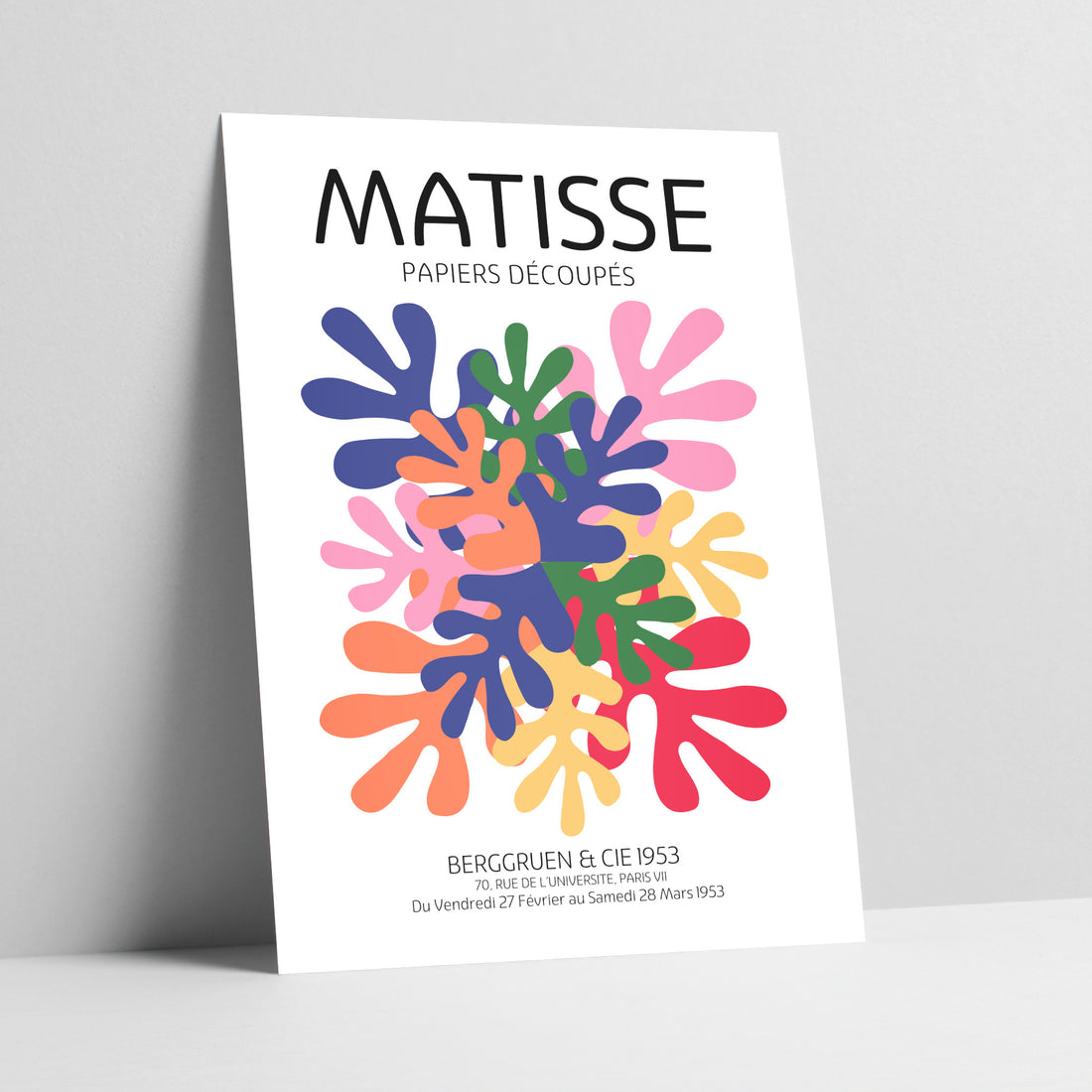 Matisse Exhibition Bright Cutouts V Art Print