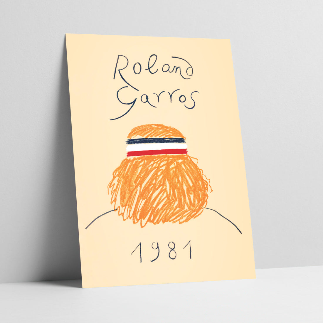 Roland Garros 1981 Tennis Poster Art Print
