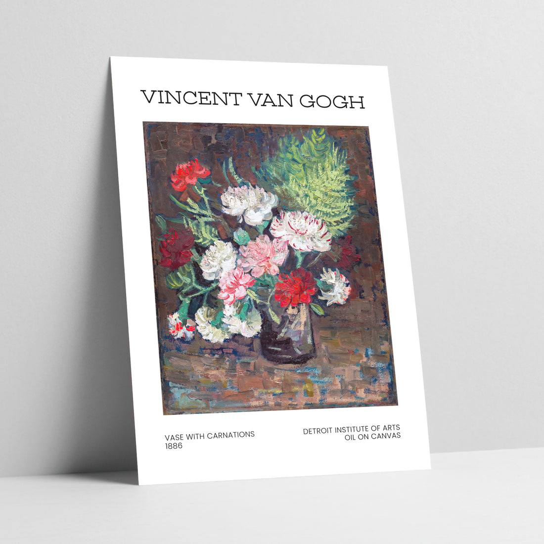 Vincent van Gogh Vase with Carnations Art Print