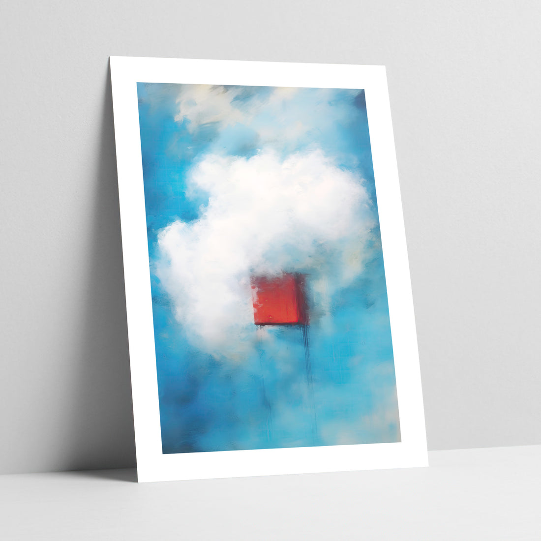 Solitude in the Sky Abstract Art Print