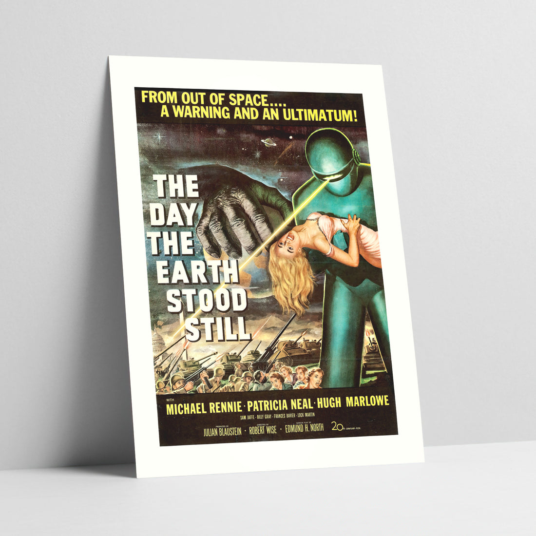 The Day the Earth Stood Still Vintage Movie Poster Art Print