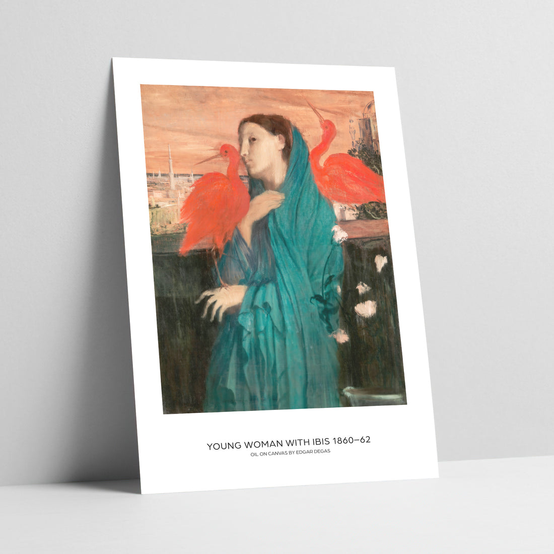 Young Woman with Ibis Gallery Art Print