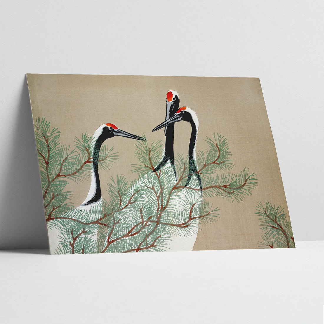 Cranes from Momoyogusa Art Print