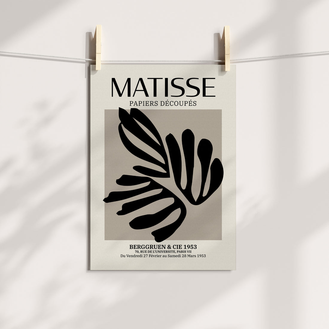 Contemporary Matisse Leaf Interpretation - Henri Matisse Printable Art