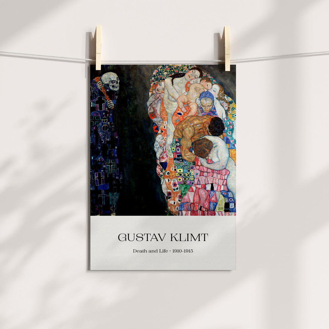 Death and Life by Gustav Klimt Gallery Printable Art