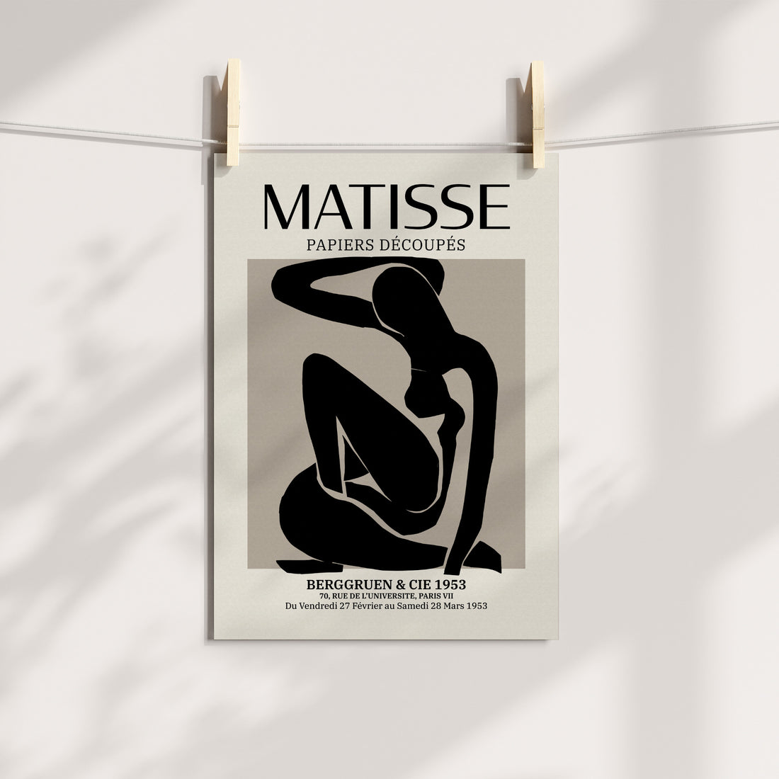 Contour of a Woman - Henri Matisse Printable Art
