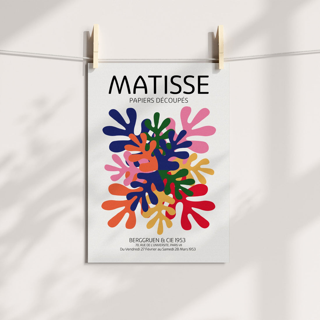 Matisse Exhibition Bright Cutouts V Printable Art