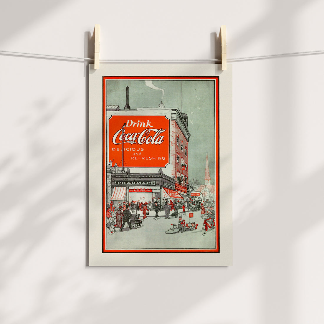 Vintage Coca-Cola Advertisement Printable Art