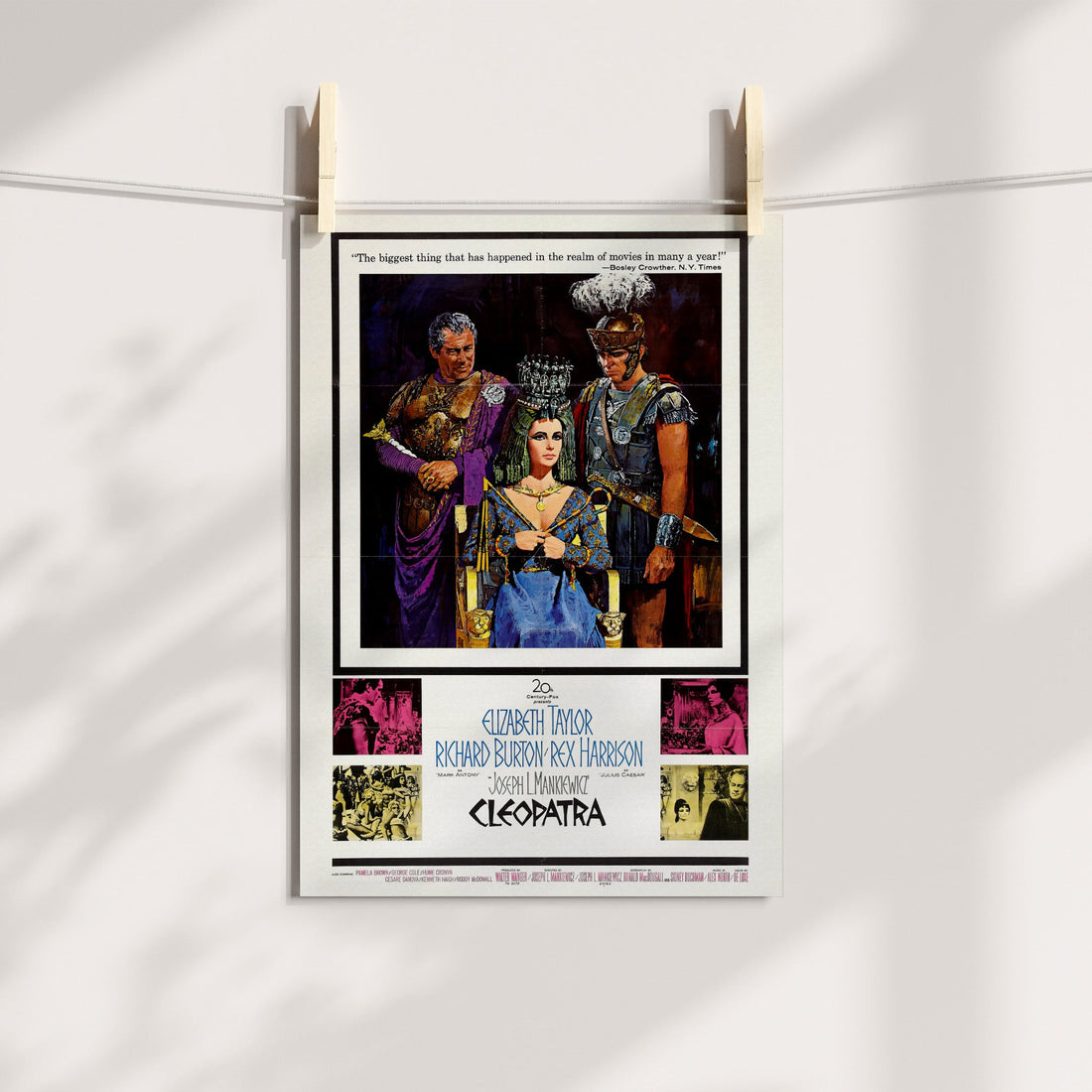 Cleopatra Vintage Movie Poster Printable Art