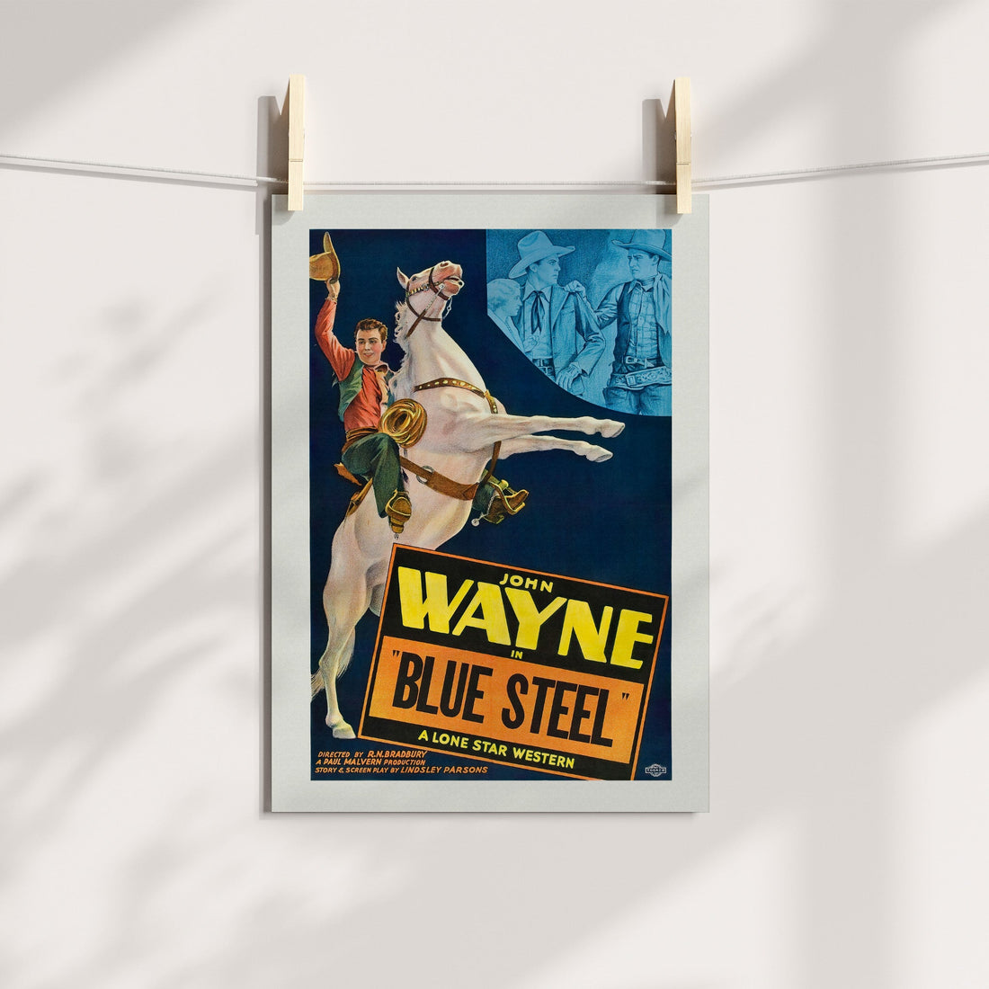 Blue Steel Vintage Movie Poster Printable Art