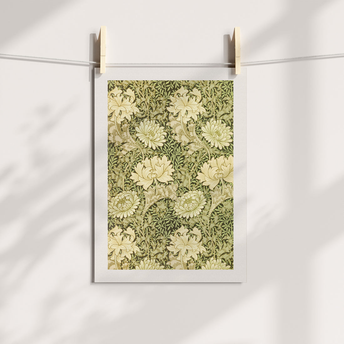 Chrysanthemum William Morris Printable Art