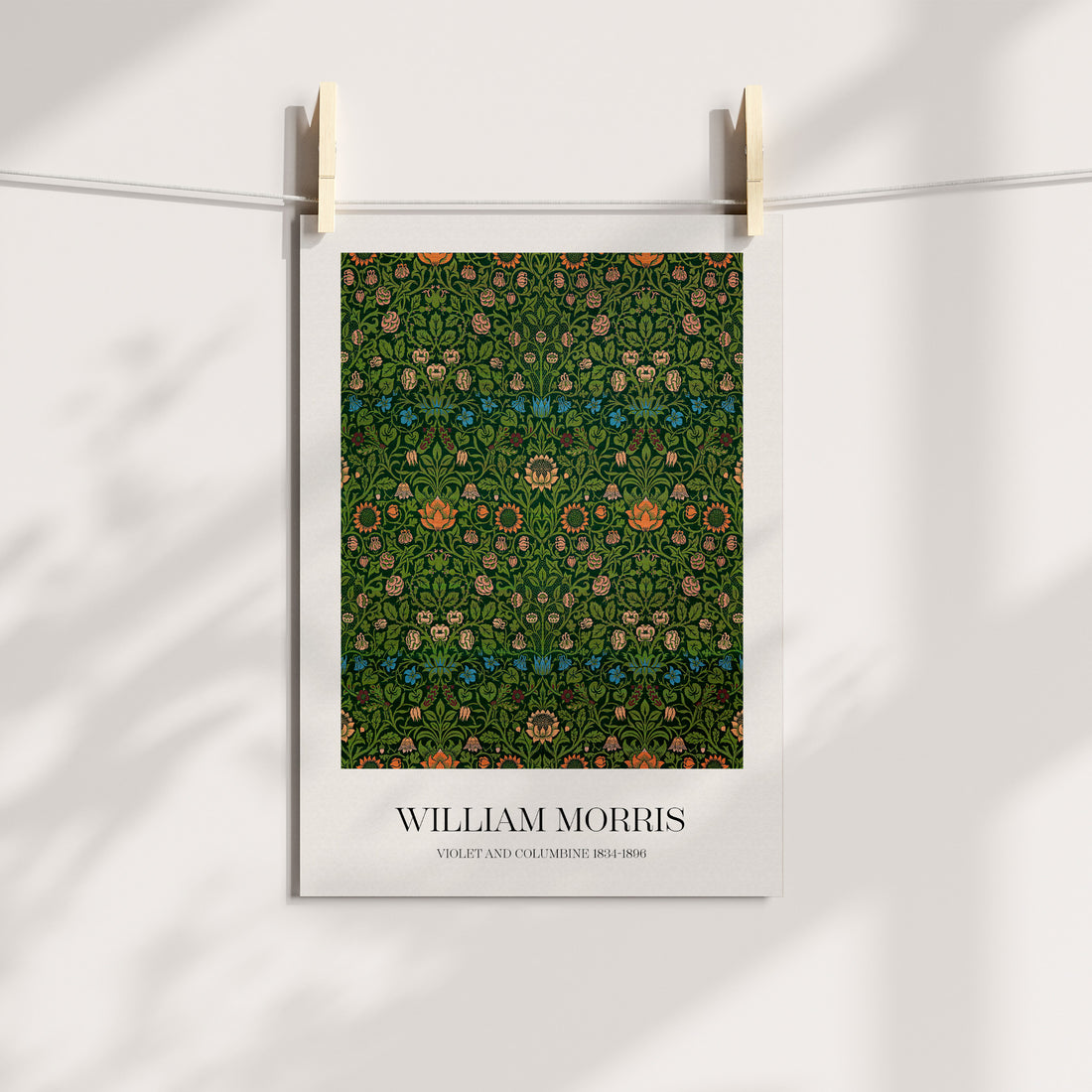 William Morris Violet and Columbine Gallery Printable Art