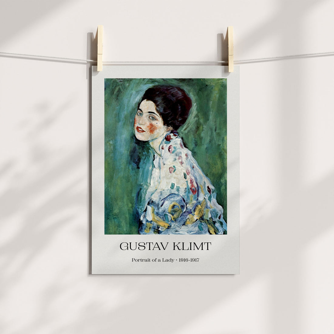 Portrait of a Lady by Gustav Klimt Gallery Printable Art