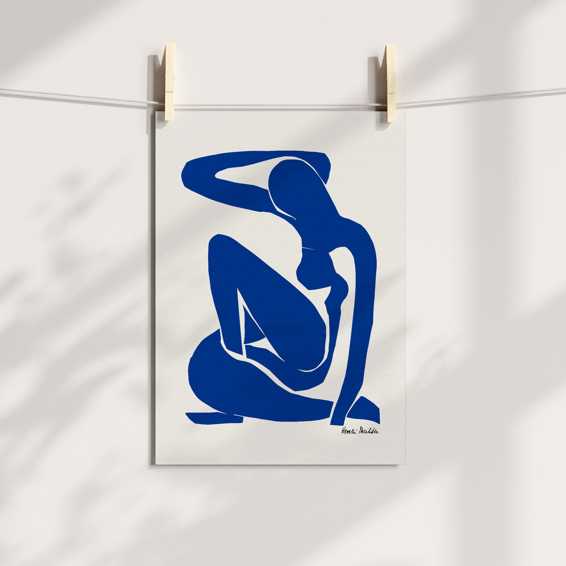 Matisse Blue Nude I Printable Art