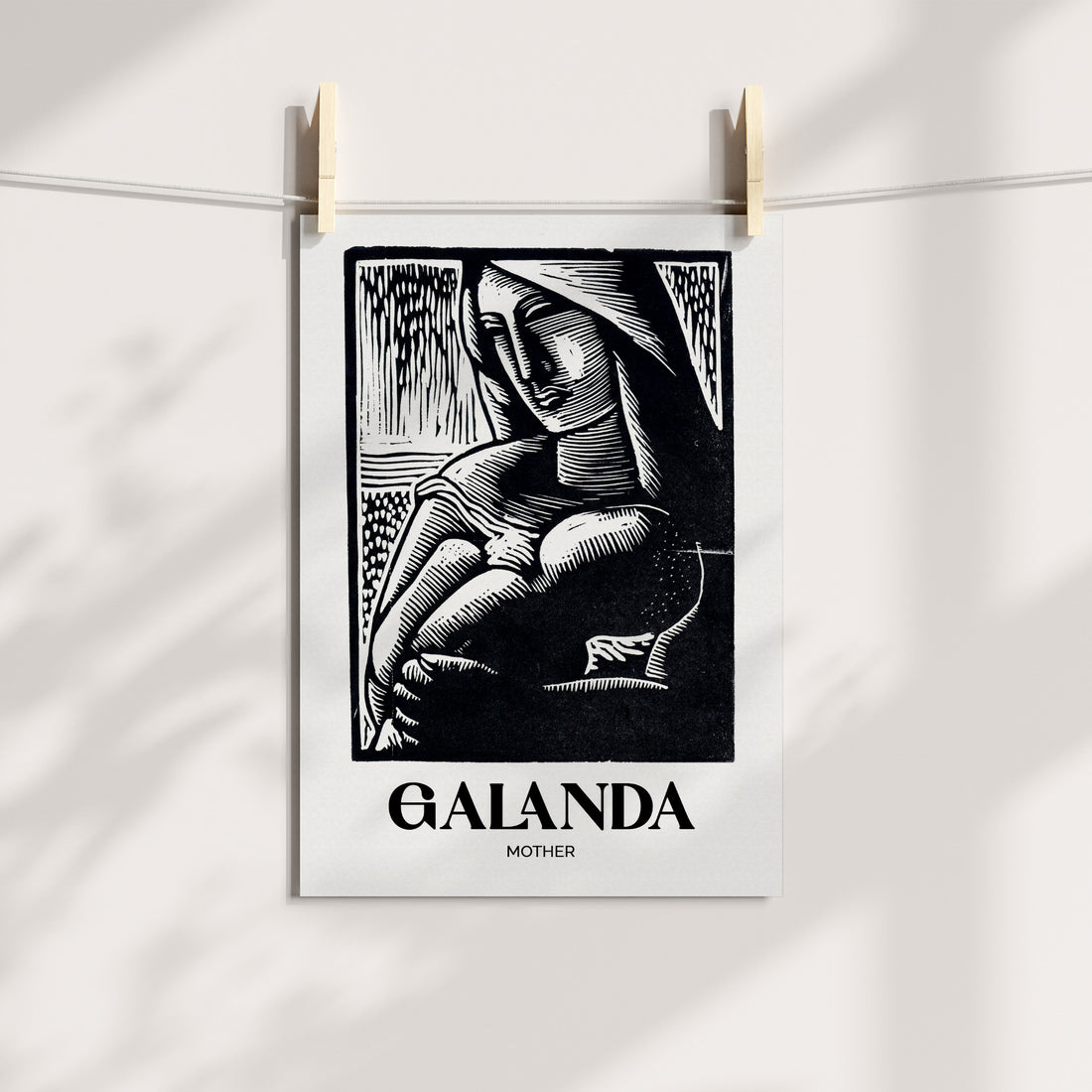 Embrace of Maternity - Galanda's Mother Gallery Printable Art
