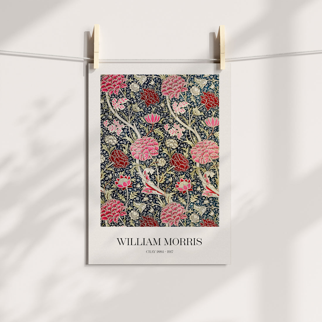 William Morris Cray Floral Gallery Printable Art