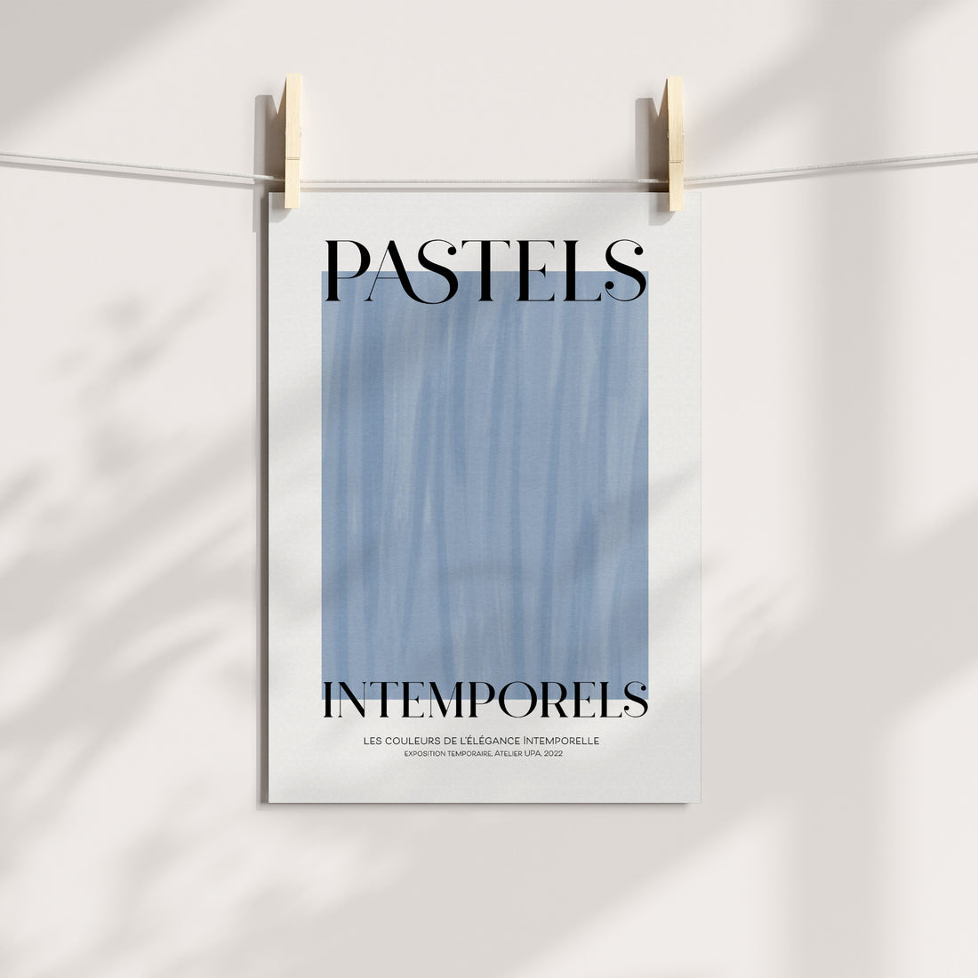 Timeless Pastels - Serene Azure Printable Art