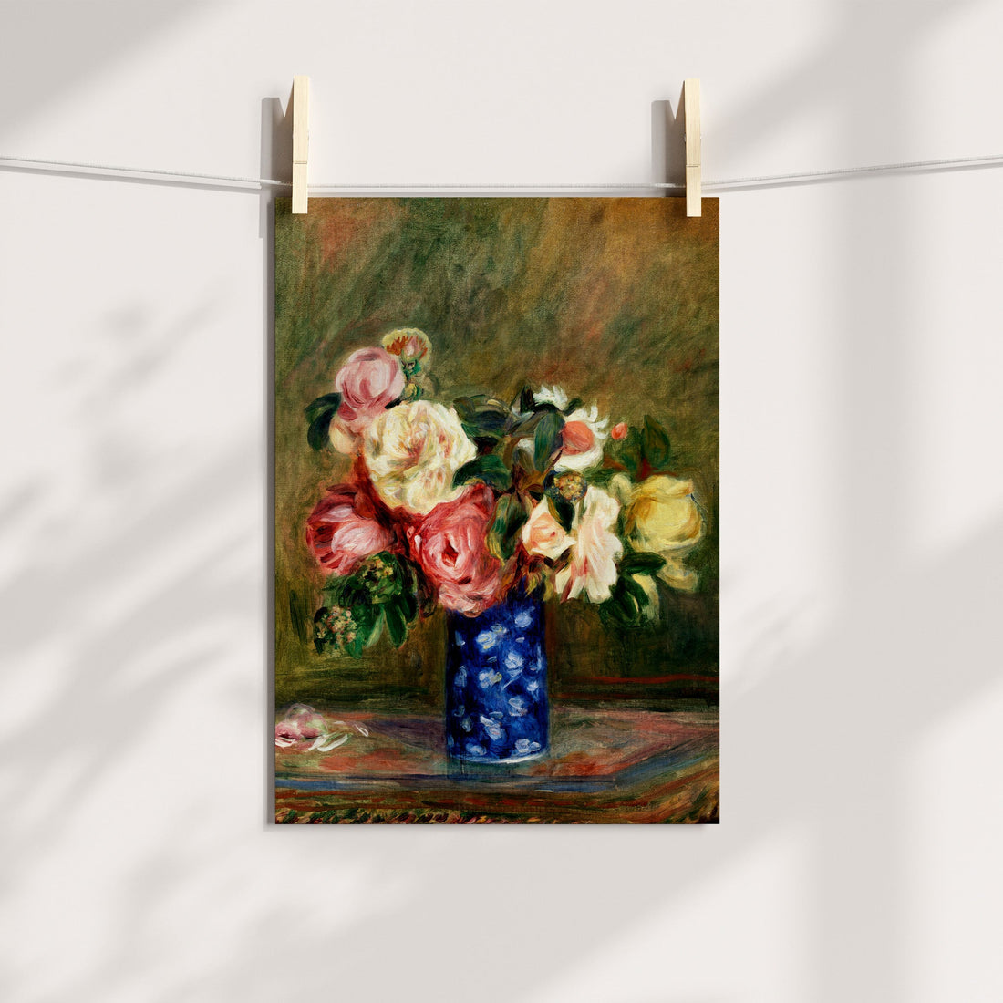 Bouquet of Roses by Renoir Printable Art