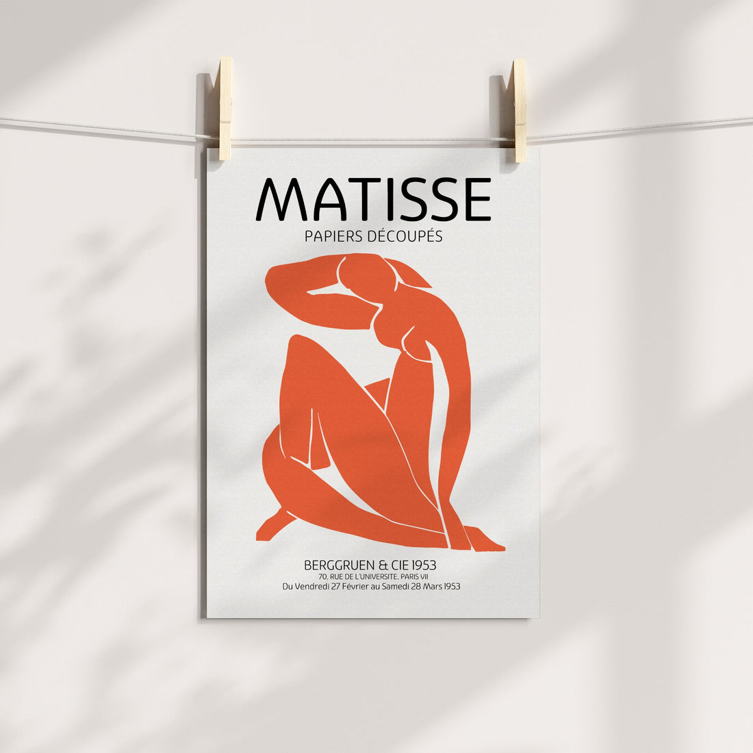Matisse Exhibition Bright Nude II Printable Art