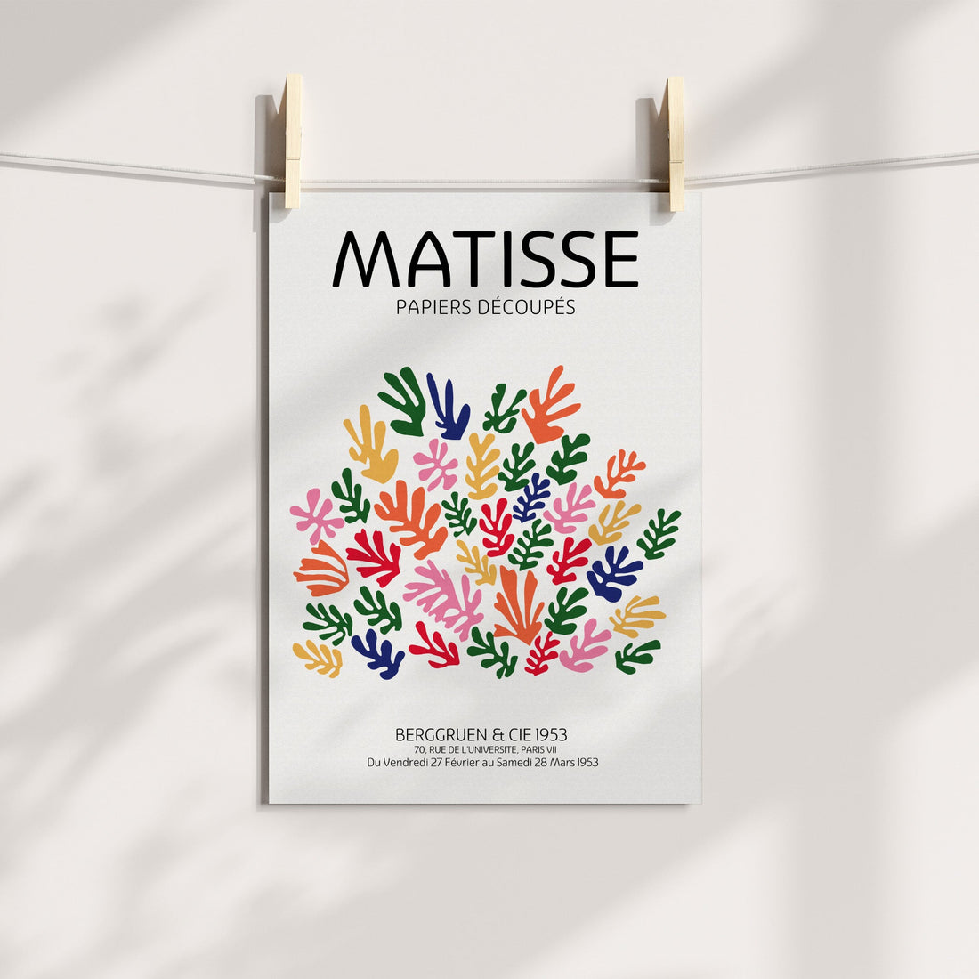 Matisse Exhibition Bright La Gerbe Printable Art