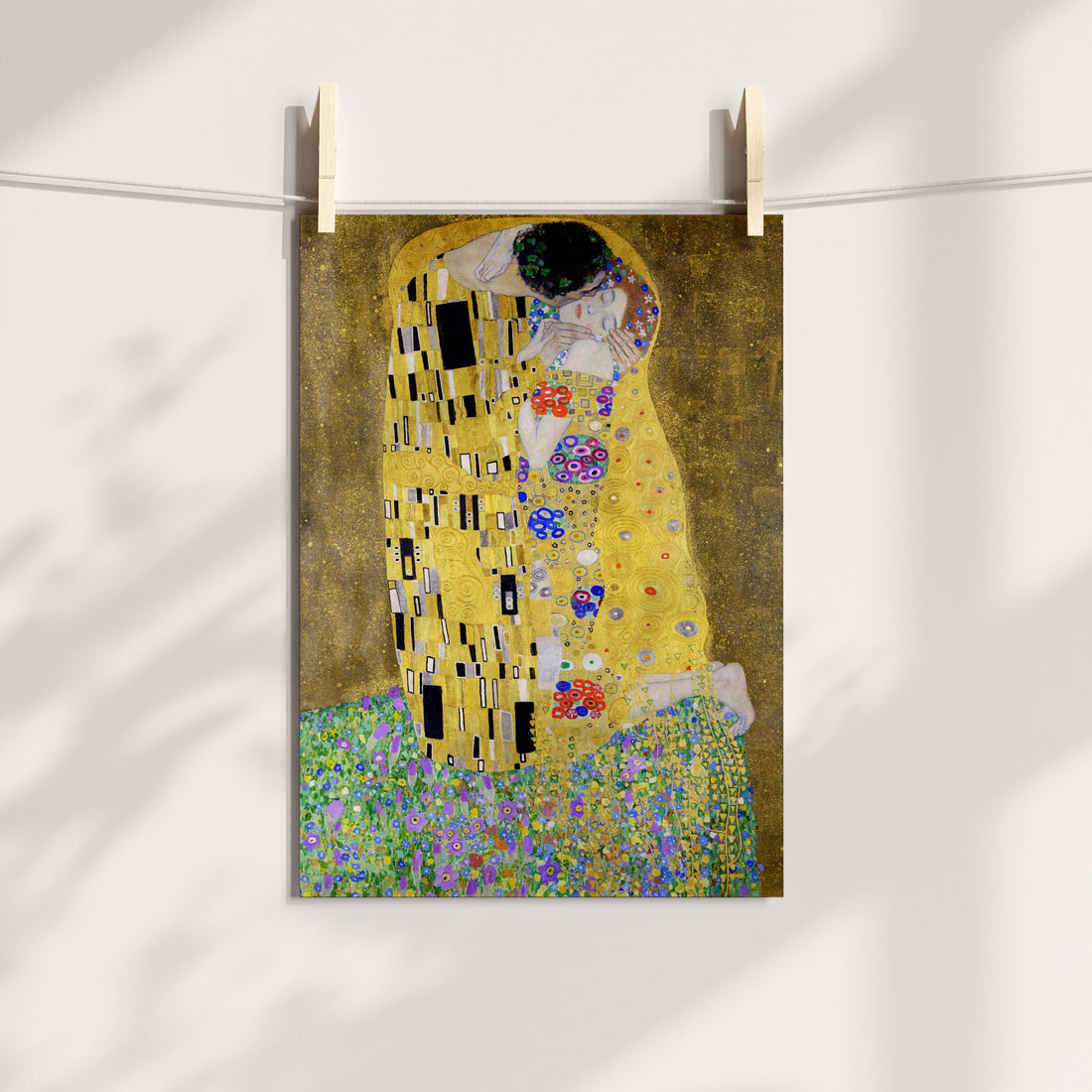 The Kiss by Gustav Klimt Printable Art