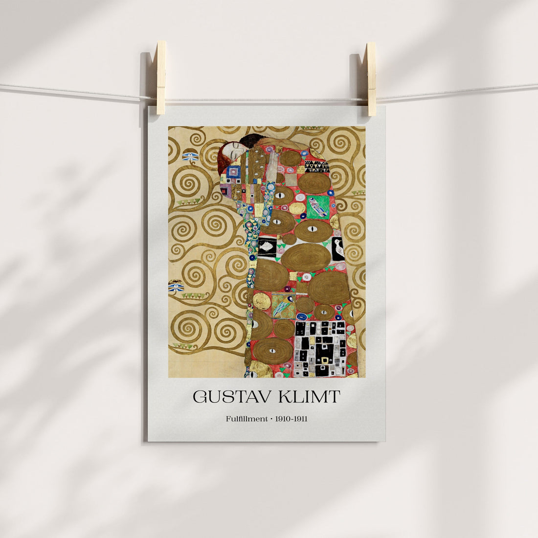 Fulfillment by Gustav Klimt Gallery Printable Art